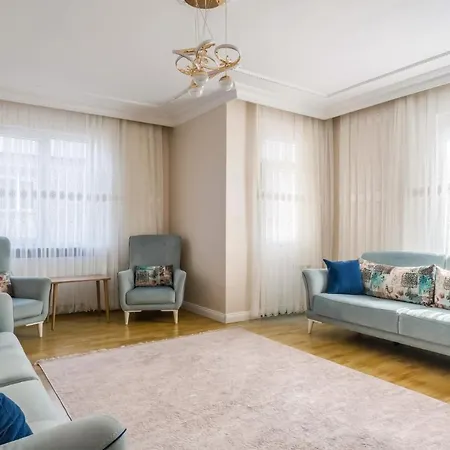 Spacious And Fully Furnished Flat In Bahcelievler 이스탄불